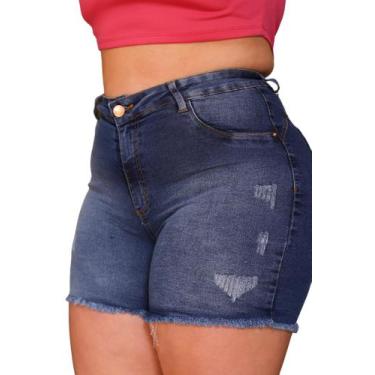 Imagem de Bermuda Meia Coxa Plus - NO ALCANCE JEANS , 46