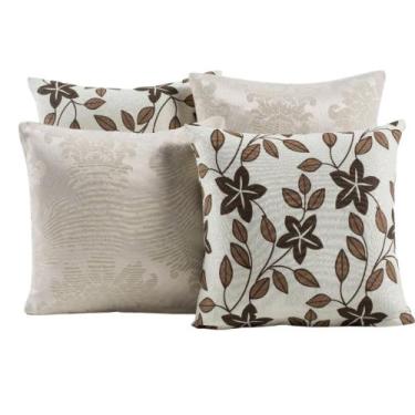Imagem de Capa Almofada Decorativa Jacquard com Ziper 4 unidades - Marialle Enxo