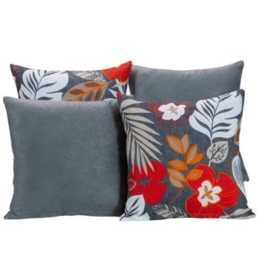 Imagem de Capa Almofada Decorativa Jacquard com Ziper 4 unidades - Marialle Enxo