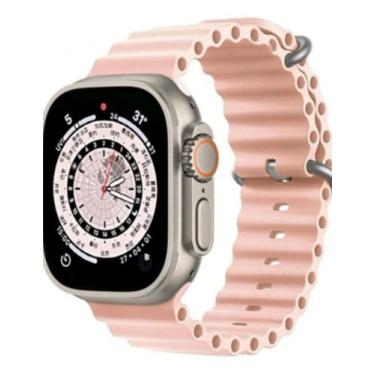 Imagem de Smartwatch Relógio HW68 Ultra Mini Laranja Homem Mulher Amoled Nfc Cha