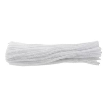Imagem de Haste de Chenille 30cm - Branca  - 100 unidades - Artlille