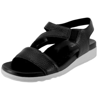 Imagem de Sandalia Feminina Rasteira Plataforma Slip On Relax Usaflex