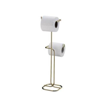 Imagem de Suporte papel Higiênico chão Piso Dourado Future 1176DD