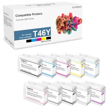 Imagem de AOTMENDI T46Y Cartucho de tinta de substituição para impressoras SureColor P900 SC-P900, Adapt T46Y100 T46Y200 T46Y300 T46Y400 T46Y500 T46Y600 T46Y700 T46Y800 0 T46 Y900 T46YD00