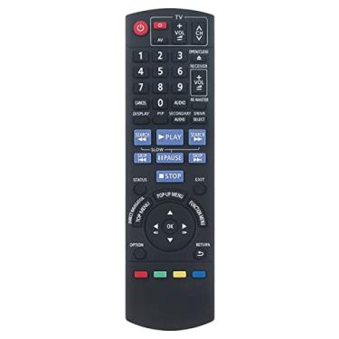 Imagem de Controle remoto de substituição N2QAKB000079 adequado para leitor de Blu-ray Disc Panasonic DMP-BD65 DMP-BD45 DMP-BD45EB-K DMP-BD45EB DMP-BD45EE DMP-BD45EF DMP-BD45EG