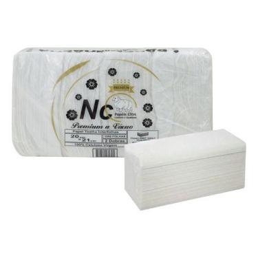 Imagem de Toalha Interfolha 100% Celulose (20x21 Cm.) C/ 1000 Un. - NCPAPEIS