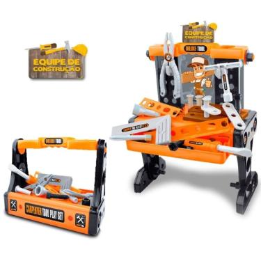 Imagem de Kit Ferramentas Infantil Equipe de Construção 2 em 1 Zoop Toys Zp00411