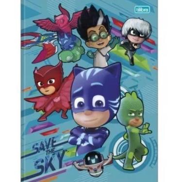 Imagem de Caderno Brochurao Univers Capa Dura 80fls Pj Masks Sortidos - Sao Domi