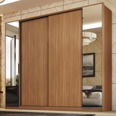 Imagem de Guarda Roupa Casal 4 Portas Com Espelho e 4 Gavetas Laredo