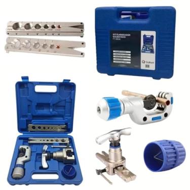 Imagem de Kit Flangeador Excêntrico com Maleta - Inclui Cortador e Escariador (Sem Catraca)