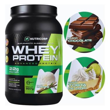 Imagem de Whey Protein Nutricorp 907g Pureza Extrema Diversos Sabores, Baunilha