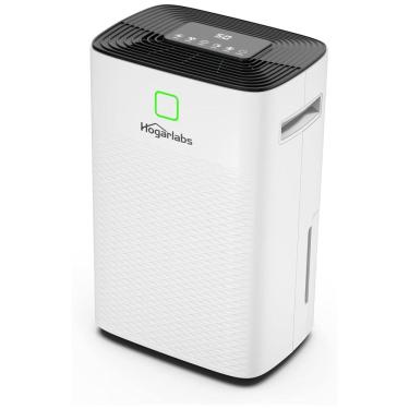 Imagem de Desumidificador 50L com Mangueira de Drenagem, Área 370 m2, HOGARLABS PD08G, Branco