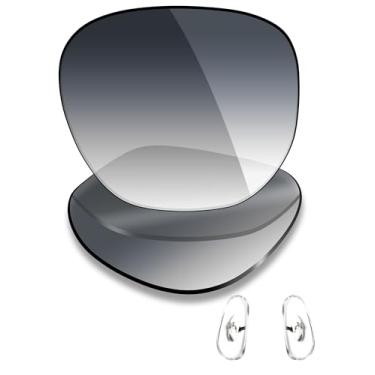 Imagem de Mryok Lentes de reposição UV400 e peças de nariz para Ray-Ban New Clubmaster RB4416 53 mm - Cinza Gradiente Tint