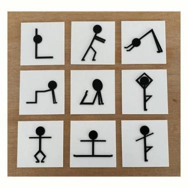 Imagem de Cards Das Poses Em Acrílico - Agv Criações