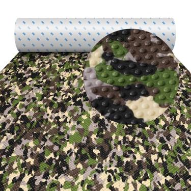 Imagem de Piso de barco 102" X 45/35/30.5 cm EVA Foam Decking Flooring Flooring Antiderrapante Camuflagem Marinha Tapete com 3M Adesivo Deck Barco Adequado para Iate Peixe, Barco, Jetski, Caiaque Surfboard