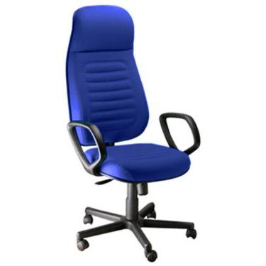 Imagem de Cadeira Presidente Com Espaldar Alto Linha Blenda Azul