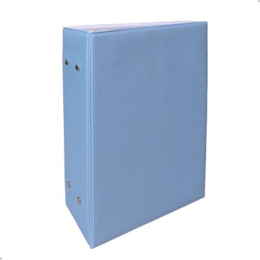 Imagem de Álbum Fotográfico 500 Fotos 10x15 linho azul Liso Infantil Bebê Menino