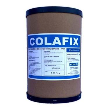 Imagem de Cola PVA Branca Colafix 1102 Papel Papelão e Madeira 10Kg - Borlen