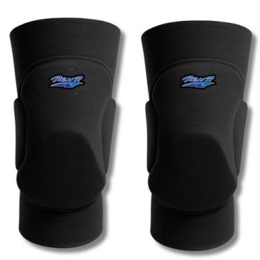 Imagem de Joelheira Goleiro Futsal Handebol Volei Rehr Evolution Unissex, Preto,