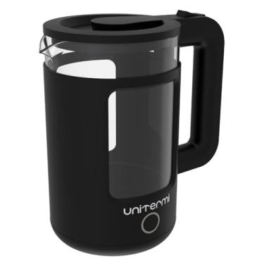 Imagem de Chaleira Elétrica Inox e Vidro 1,5L 110V Unitermi (PRETA)