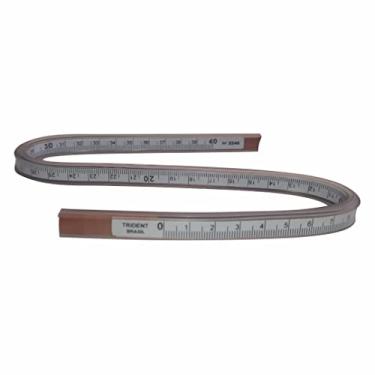 Imagem de Régua Flexível com Escala, Rosa, 40 cm, Trident