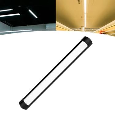 Imagem de Luminária Tubular Sobrepor Led Linear Capa Preto 60cm 20w (Branco Quente)