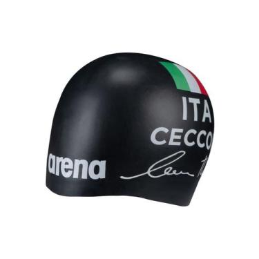 Imagem de Touca De Natação Arena Moulded Athletes Signature - Unissex, Unico, Pr