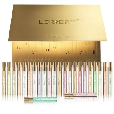 Imagem de Perfume Advent Calendar LOVERY 2024 com 24 garrafas de 8 mL para 