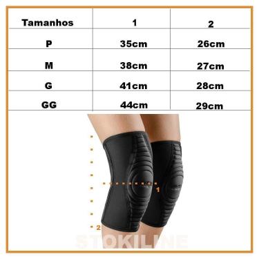 Imagem de Tensor Compressão Suporte Protetor Joelheira Tam G