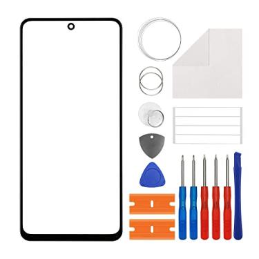 Imagem de [Novo] Substituição do painel de vidro frontal original Duotipa para Redmi Note 9S e Redmi Note 9 Pro, substituição da tela de vidro frontal com kit de ferramentas de reparo OCA - sem tela LCD e