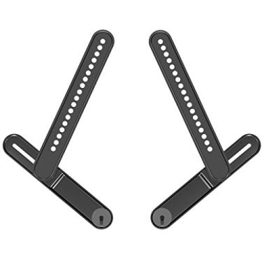 Imagem de Sanus Suporte de barra de som para a maioria das barras de som de até 6,8 kg – Possui instalação simples e ajustes sem ferramentas – Compatível com a maioria das TVs e suportes – SOA-SBM1