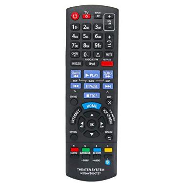 Imagem de Novo controle remoto de reposição N2QAYB000727 para sistema de som Panasonic Blu-ray Disc Home Theater SC-BTT196 SCBTT196 SC-BTT195 SCBTT195 SC-BTT190 SCBTT190 SC-BTT490 SCBTT490