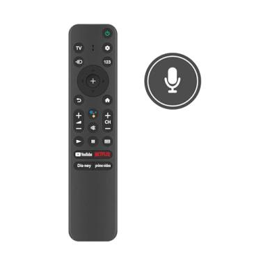 Imagem de ALLIMITY Controle remoto de substituição por voz RMF-TX800U compatível com Sony 4K OLED Smart TV XR-55A75K XR-55A80K XR-55A80CK XR-55A83K XR-55A84K XR-55A95K XR-55X90K XR-55X90CK XR-55X92K