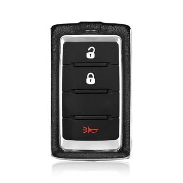 Imagem de Keylessbest Substituição para Jeep Grand Cherokee Wagoneer 2021-2024 controle remoto M3NWXF0B1 3 botões 433,92 MHz