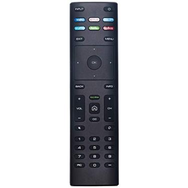 Imagem de XRT136 controle remoto de substituição com teclas de atalho VUDU Netflix PrimeVideo XUMO Hulu Redbox Watchfree App para Vizio M70E3 M75E1 P55E1 P65E1 P75E1 E55D0 E55UD0 E55UD2 E60UD3333 E65D; 0 LCD LED TV