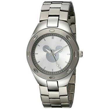 Imagem de Disney Relógio Masculino W001903 Mickey Mouse Analógico Quartzo Prata