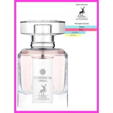 Imagem de Perfume Árabe Feminino Versencia Crystal 100ml EDP Maison Alhambra Ori