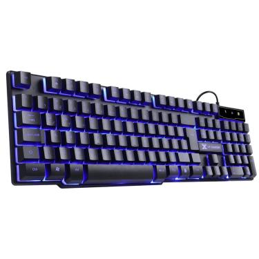 Imagem de Teclado Gamer Hydra 107 Teclas + 12 Multimídia Com Led Azul