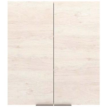 Imagem de Armário Aéreo Bartira Cristal Mdp 15mm Com 2 Portas E 2 Prat Freixo