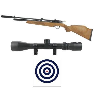 Imagem de Carabina De Pressão Pcp Pr900w G2 4,5+ Luneta 3-9x40 Alvos