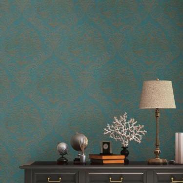 Imagem de Papel De Parede Metropolitan Stories 3 Arabesco Azul 391124ms