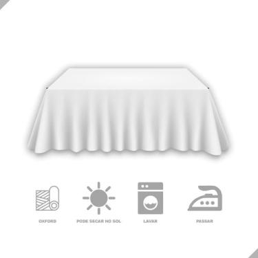 Imagem de Toalha De Mesa Quadrada 4 Lugares Tecido Oxford Baralho Poker Pontuaçã