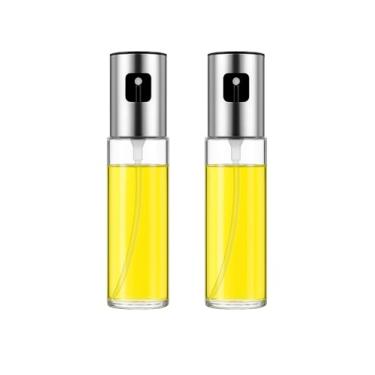 Imagem de Conjunto de Galheteiros de Vidro com Spray, 100ml, para Azeite e Vinagre, 2 Peças