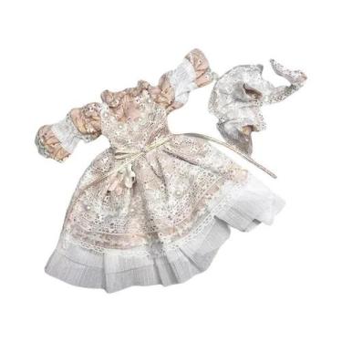 Imagem de Roupas De Boneca Bjd De 30cm, Vestido De Menina, Maquiagem, Acessórios