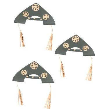 Imagem de Kit 3 un Chapéu Maria bonita Cangaceiro Lampião Fantasia - Blook