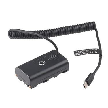 Imagem de FOTGA Cabo Adaptador De Energia Usb-C Usb Tipo C Para Bateria Fictícia Np-F550 Np-F Substituição Np-F970 Np-F960 Np-F750 Np-770 Np-F570 Câmera Monitor Campo Atomos Ninja V Shinobi Led Light Dslr