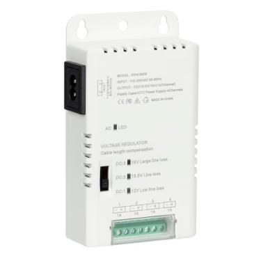 Imagem de XENOCAM Fonte De Alimentação Para Câmera Cctv 4 Canais, Entrada 90 V-264 Vca Saída 12 V-13,8-15 Vcc, Adaptador Segurança Com Fusível Ptc (Hd4C50W)