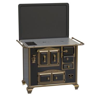 Imagem de Fogão à Lenha Venax N2 Gabinete Imperador Premium Preto