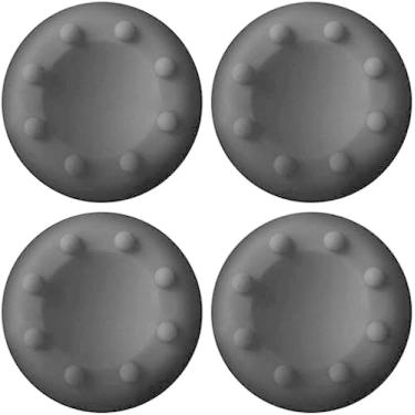 Imagem de Fansoftiks 4 Peças Capas De Joystick Silicone Analógico Preto Para Controle Jogo Ps4 Ps3 Xbox 360 One E Borracha Precisão Padrão