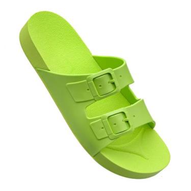 Imagem de Chinelo Slide Feminino com Solado em Micro Expandido - K2, Citrus, 38/
